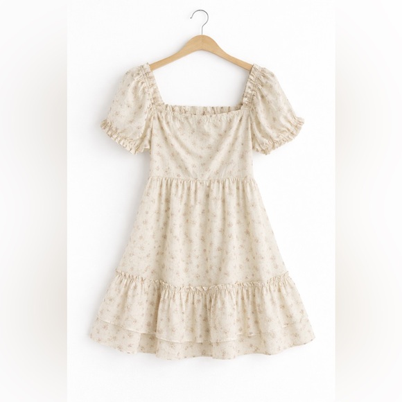Altar'd State Dresses & Skirts - Altar’d State Floral Cream  Dress medium new with tags